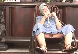 Deep and hard banging with a sexy granny