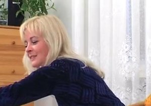 Fair-haired GILF wants some action on the side