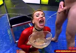 Perky booty MILF gets double-teamed hardcore