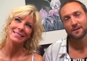 Dude is more than ready to pimp out his wife